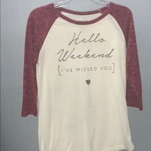 Tops - Qtr. sleeve T-shirt Tops - Qtr. sleeve T-shirt